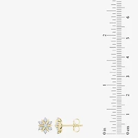 (G/ Si2) 1/2 CT. T.W. Lab Grown White Diamond 10K Gold 9.6mm Stud Earrings