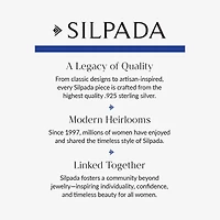 Silpada Womens Sterling Silver Beaded Bracelet