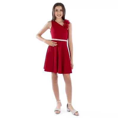 Speechless Big Kid Girls Embellished Sleeveless Party Dress