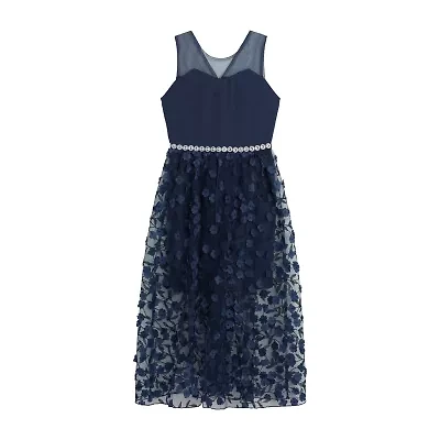 Byer California Big Kid Girls Sleeveless Maxi Dress
