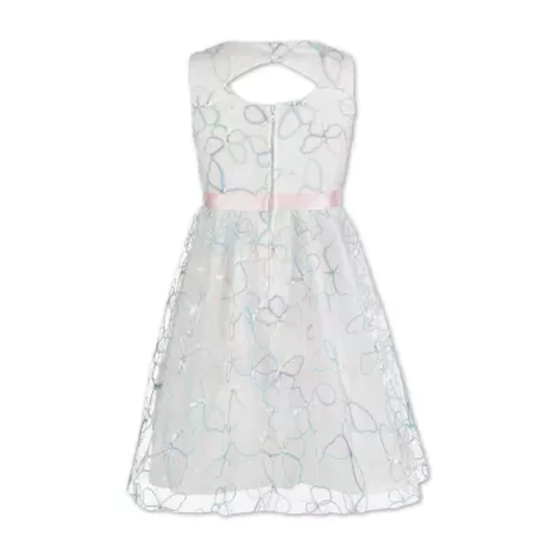 Speechless Little Girls Sleeveless Flower Girl Fit + Flare Dress