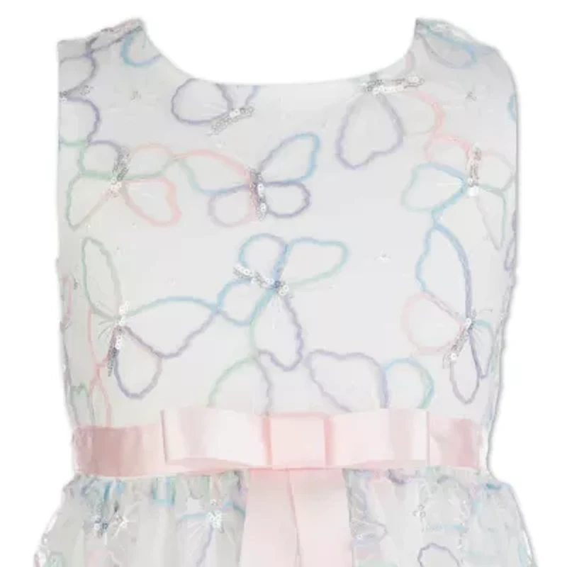 Speechless Little Girls Sleeveless Flower Girl Fit + Flare Dress