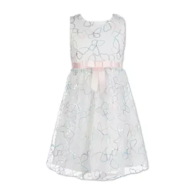 Speechless Little Girls Sleeveless Flower Girl Fit + Flare Dress