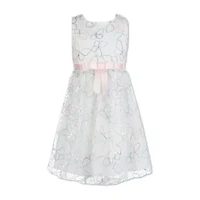 Speechless Little Girls Sleeveless Flower Girl Fit + Flare Dress