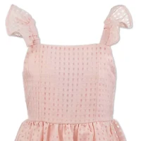 Speechless Big Kid Girls Sleeveless Flutter Sleeve A-Line Dress