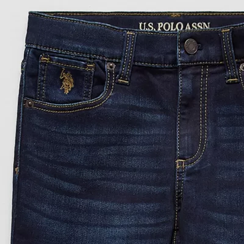 U.S. Polo Assn. Little & Big Kid Boys Stretch Fabric Straight Leg Jean