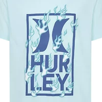 Hurley Big Kid Boys Crew Neck Short Sleeve Regular Fit Graphic T-Shirt