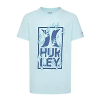 Hurley Big Kid Boys Crew Neck Short Sleeve Regular Fit Graphic T-Shirt