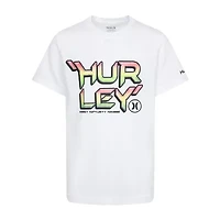 Hurley Big Kid Boys Crew Neck Short Sleeve Regular Fit Graphic T-Shirt