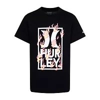 Hurley Big Kid Boys Crew Neck Short Sleeve Regular Fit Graphic T-Shirt