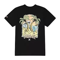 Hurley Big Kid Boys Crew Neck Short Sleeve Regular Fit Graphic T-Shirt
