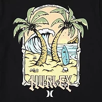Hurley Big Kid Boys Crew Neck Short Sleeve Regular Fit Graphic T-Shirt