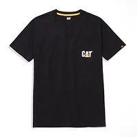 CAT Logo Mens Crew Neck Short Sleeve T-Shirt