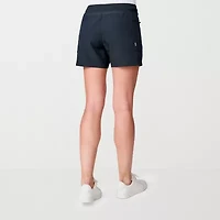 Free Country Womens Mid Rise Moisture Wicking Hybrid Short
