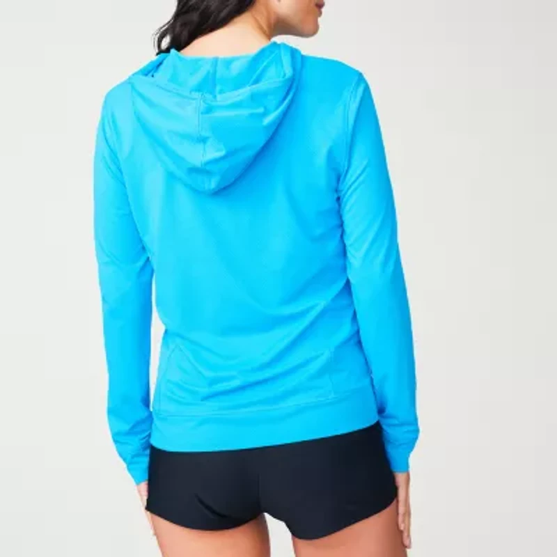 Free Country Womens Long Sleeve Moisture Wicking Active Hoodie
