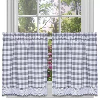Buffalo Check 2-pc. Rod Pocket Window Tier