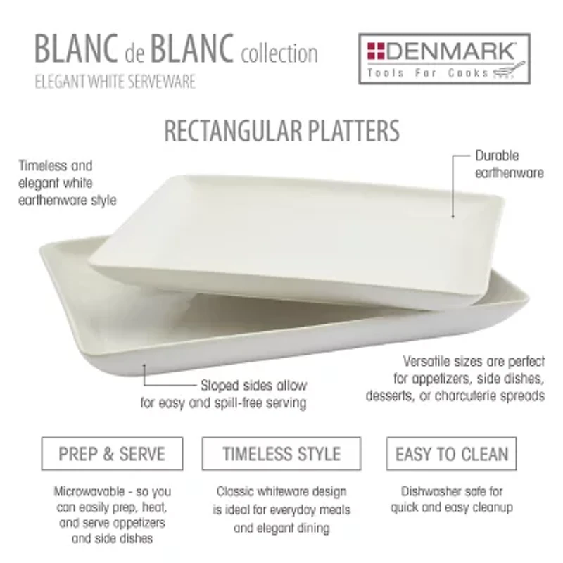 Denmark 20-pc. Rectangular Serving Platter
