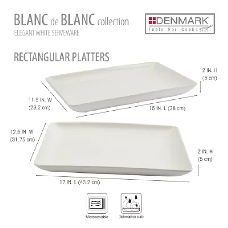 Denmark 20-pc. Rectangular Serving Platter