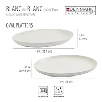 Denmark 2pc Oval Serving Platter