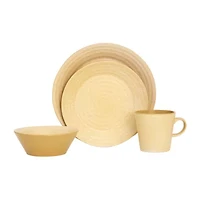 Baum Orla Yellow 16-pc. Ceramic Dinnerware Set