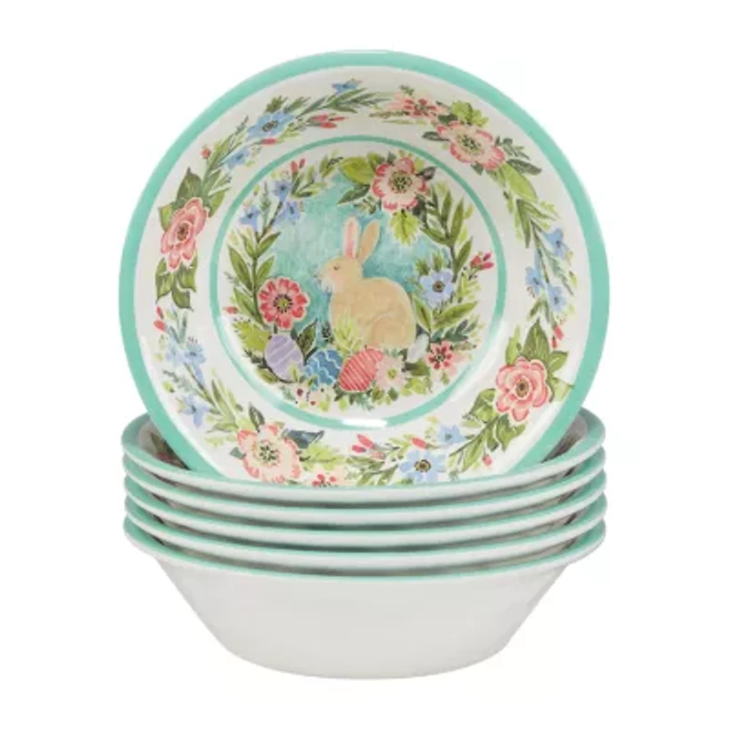 Certified International Joy Of Easter 6-pc. Melamine Cereal Bowl