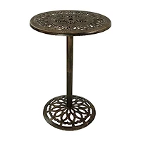 Round Bar Height Iron Table