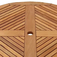 Meranti Wood Patio Dining Table