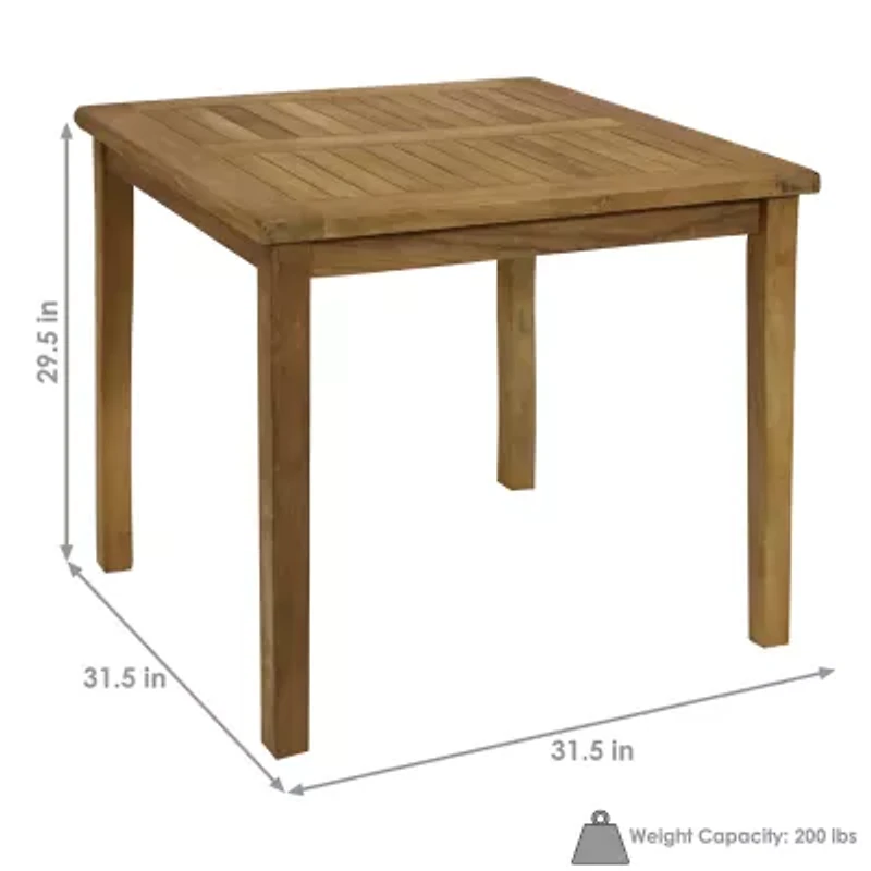 Square Patio Dining Table