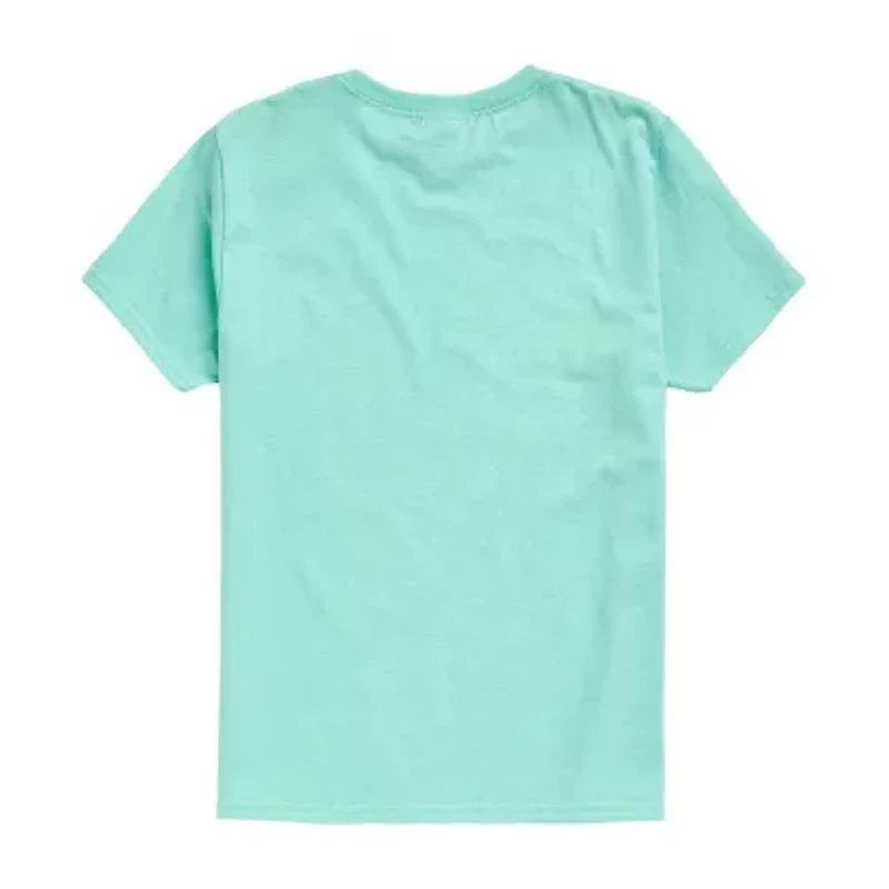Big Kid Girls Round Neck Short Sleeve Classic Fit Barbie Graphic T-Shirt