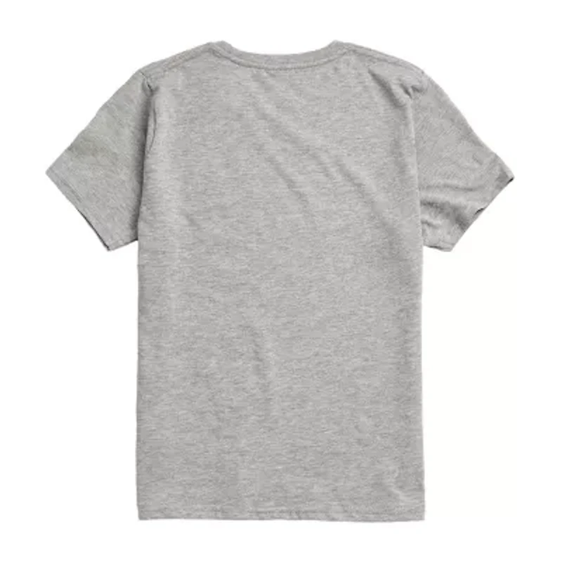 Big Kid Girls Round Neck Short Sleeve Classic Fit Peanuts Graphic T-Shirt