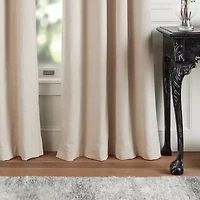 Martha Stewart Otto Grommet Top Blackout Single Curtain Panel
