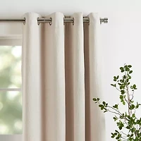 Martha Stewart Otto Grommet Top Blackout Single Curtain Panel