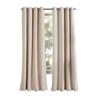 Martha Stewart Otto Grommet Top Blackout Single Curtain Panel