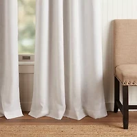 Martha Stewart Westchester Solid Grommet Top Blackout Single Curtain Panel