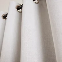 Martha Stewart Westchester Solid Grommet Top Blackout Single Curtain Panel
