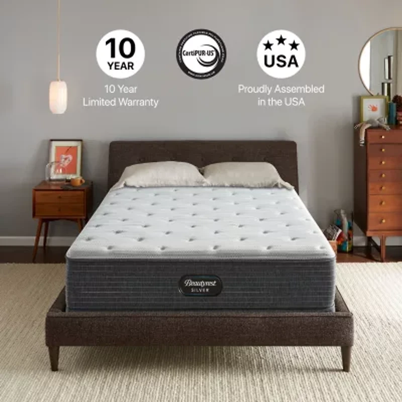 Beautyrest Silver BRS900 14.75" Plush Pillow Top - Mattress Only