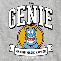 Disney Collection Genie Little & Big Kid Boys Crew Neck Short Sleeve Regular Fit Aladdin Graphic T-Shirt