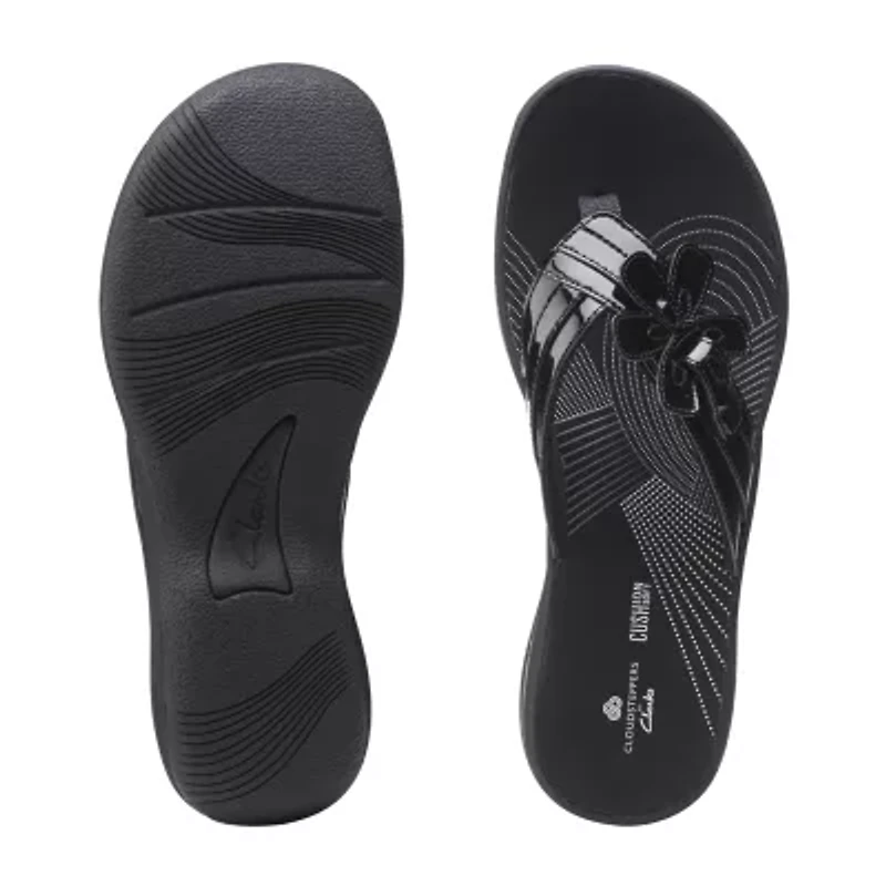 Clarks Cloudsteppers Womens Brinkley Flora Flip-Flops