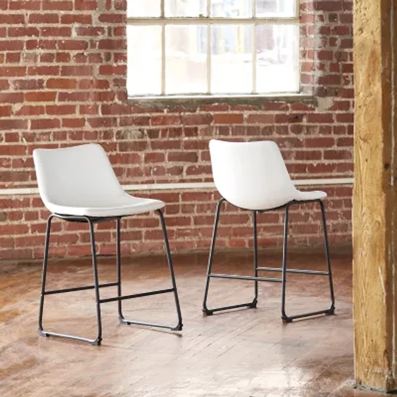 Signature Design by Ashley® Collins 2-pc. Counter Height Upholstered Bar Stool