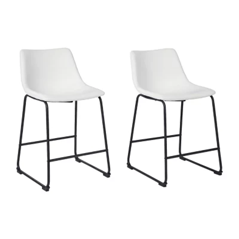Signature Design by Ashley® Collins 2-pc. Counter Height Upholstered Bar Stool