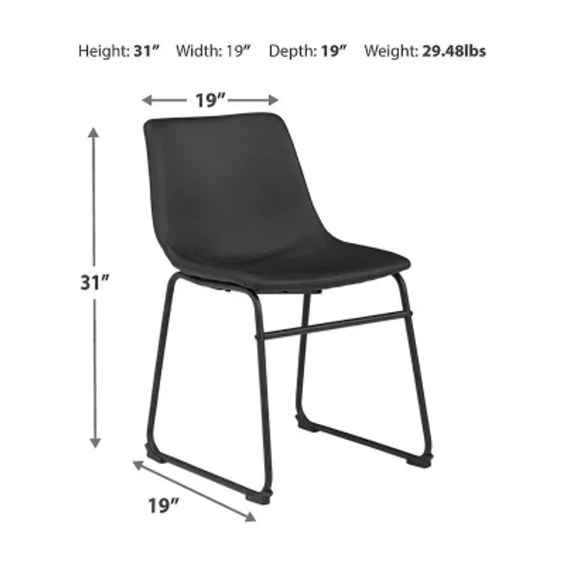 Signature Design by Ashley® Collins Dining Collection 2-pc. Upholstered Side Chair