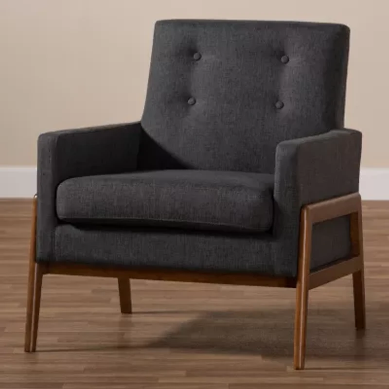 Perris Living Room Collection Tufted Upholstered Club Chair