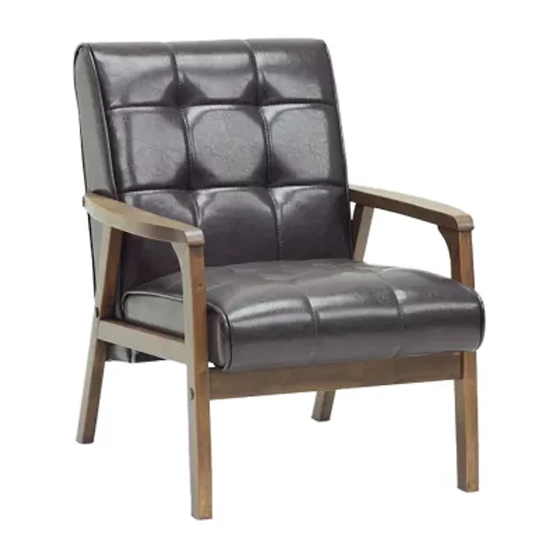 Masterpieces Living Room Collection Tufted Upholstered Club Chair