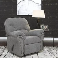 Signature Design by Ashley® Aldin Living Room Collection Pad-Arm Recliner