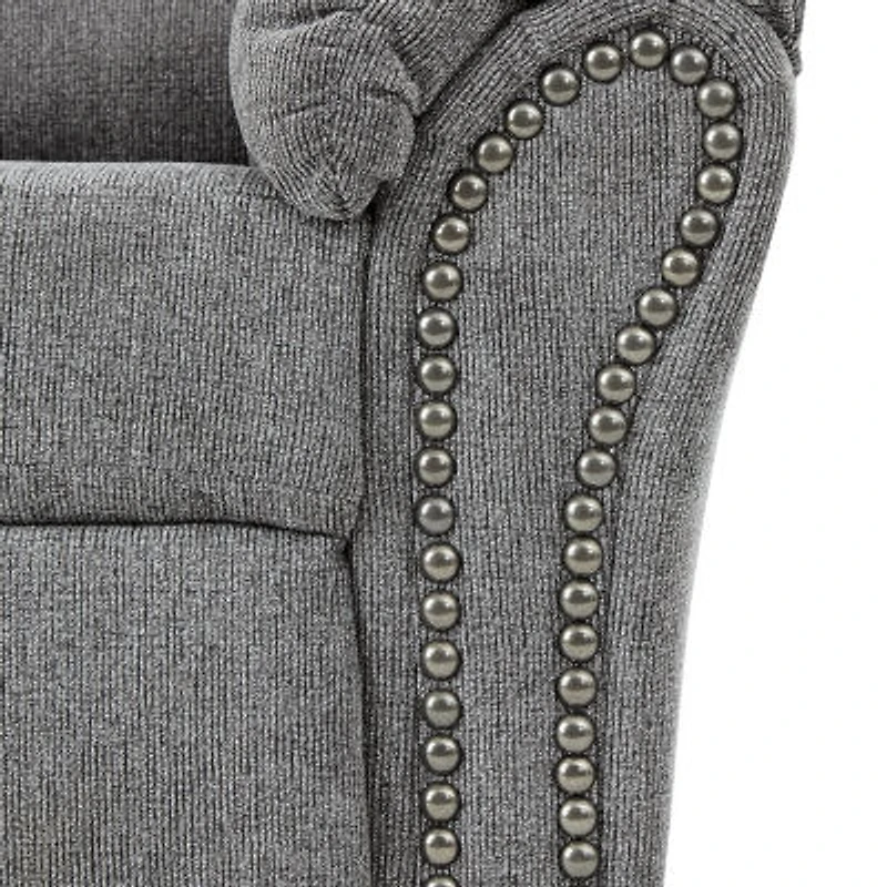 Signature Design by Ashley® Aldin Living Room Collection Pad-Arm Recliner