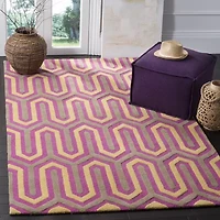 Safavieh Thom Geometric Hand Tufted Wool Rug