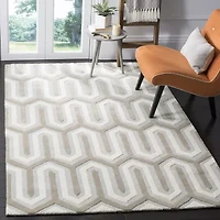 Safavieh Thom Geometric Hand Tufted Wool Rug