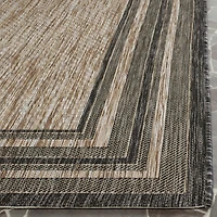 Safavieh Courtyard Collection Wanda Stripe Indoor/Outdoor Area Rug