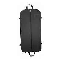 WallyBags 45" Premium Extra Wide Garment Bag With Shoulder Strap And Two Large Pockets