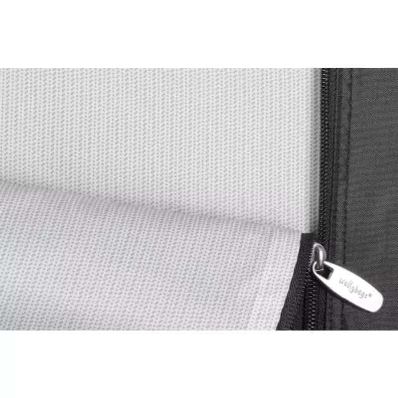 WallyBags 45" Premium Extra Wide Garment Bag With Shoulder Strap And Two Large Pockets